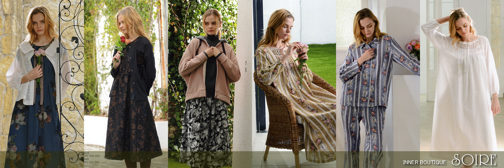 インナーブティックSOIRE（ソワレ）　レディースウェア/婦人服ブランドの取り扱いをしています島根県出雲市のブティックです。